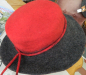 Preview: Ladies Hat red/red/grey